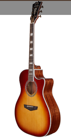 D'Angelico Acoustic Guitar Premier Series Gramercy with Cutaway Electronics - Iced Tea Burst	DAPG200ITBAPS