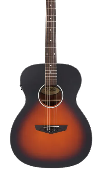 D'Angelico Acoustic Guitar Premier Series Tammany LS with Electronics - Satin Vintage Sunburst DAPLSOMSVSBCP