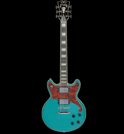 D'Angelico Electric Guitar Premier Brighton - Ocean Turquoise	DAPBRIOTCS