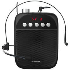 Digimore D-1220 10W Portable Voice Amplifier, BT 5.0, MP3, FM, TF, Recording, 8H Battery
