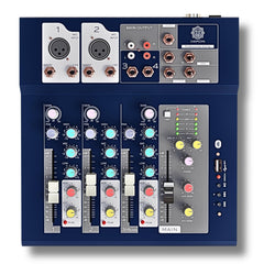 Digimore D-250, 4-Channel Audio Mixer with USB, MP3, 48V Phantom Power & Stereo EQ