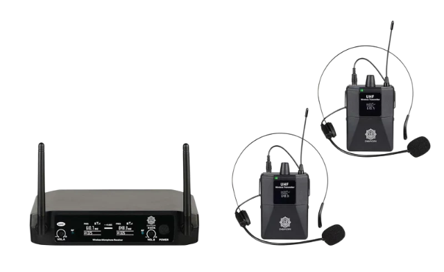 Digimore D-317, 2 Channel Wireless Microphone System with Fixed Frequency DJ