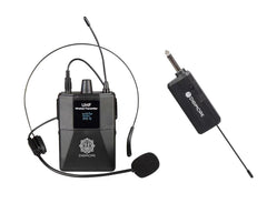 Digimore D-341 UHF Wireless Microphone Set – Headset & Bodypack for Karaoke, DJ, Stage, Wedding , Conference