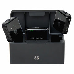 Digimore D-450 Wireless Microphone with Charging Case, Noise-Canceling Lapel Mic for iPhone & Android