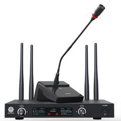 Digimore D-600 UHF Gooseneck Microphone – 300ft Range, 30 Channels, XLR