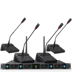 Digimore D-640 UHF Gooseneck Mic – 120 Channels, 300ft Range