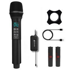 DIGIMORE D-346 UHF Wireless Microphone System with in-Built Sound Card