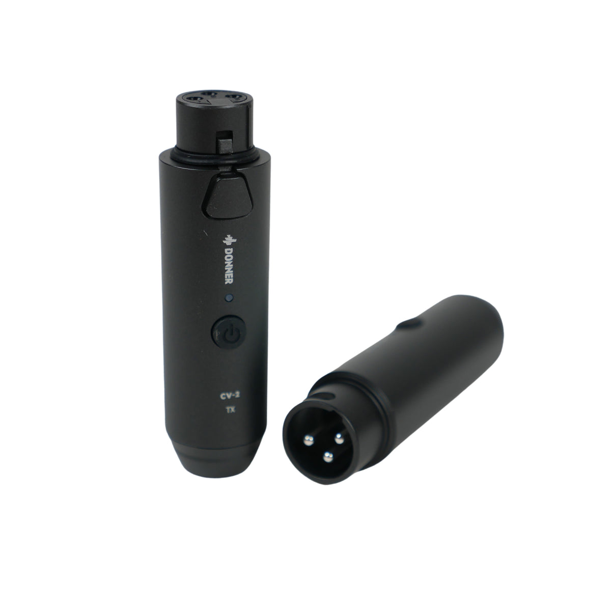 Donner CV-2 Wireless XLR Microphone Transmitter/Receiver, 2.4GHz Wireless Adapter with 24-bit/192kHz for Mic