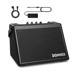 Donner DDA-20 20W Mini Drum Amp, Wireless Portable for Home Practice