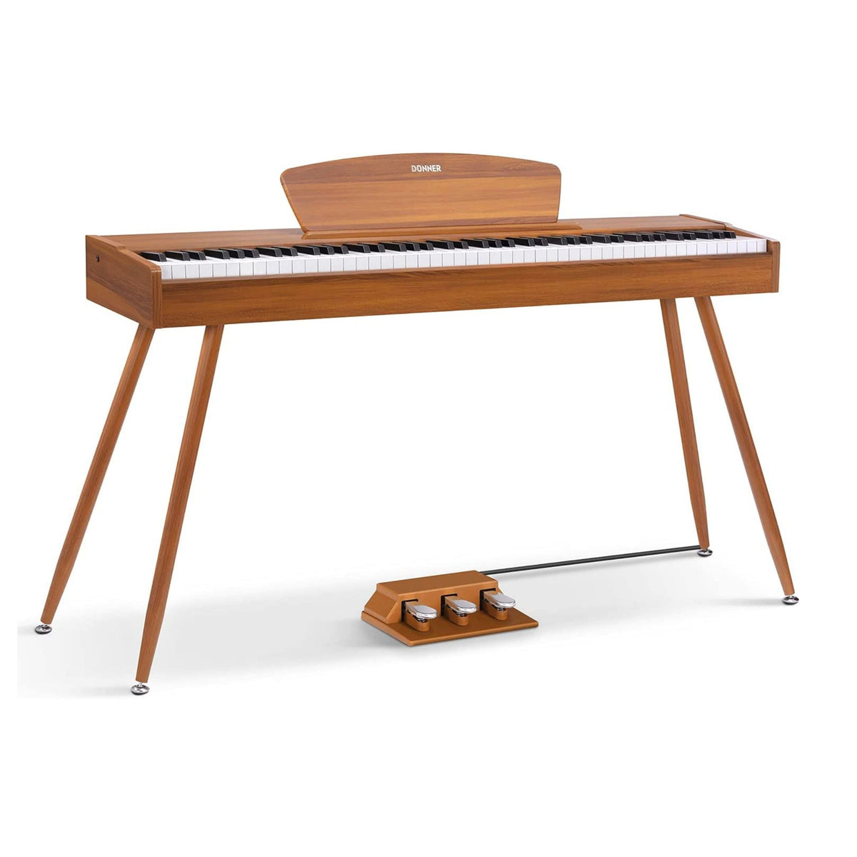 Donner DDP-80 88-Key Weighted Digital Piano with Stand, Pedals, and MIDI
