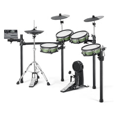Donner DED-500 PRO Electronic Drum Set with Mesh Heads, Moving HiHat, and USB Studio Integration