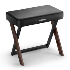 Donner DKB-300 Home Style Walnut Piano Bench with Thick Padded Seat