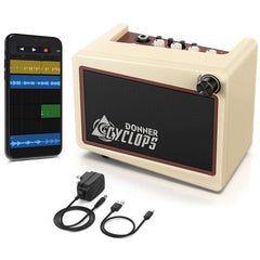 Donner EC1217 5W Mini Wireless Guitar Amp with 7 Amp Models & Effects