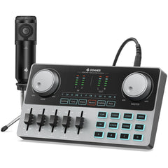 Donner EC2818 Donner Professional Podcast Kit with Condenser Microphone for PC/Phone