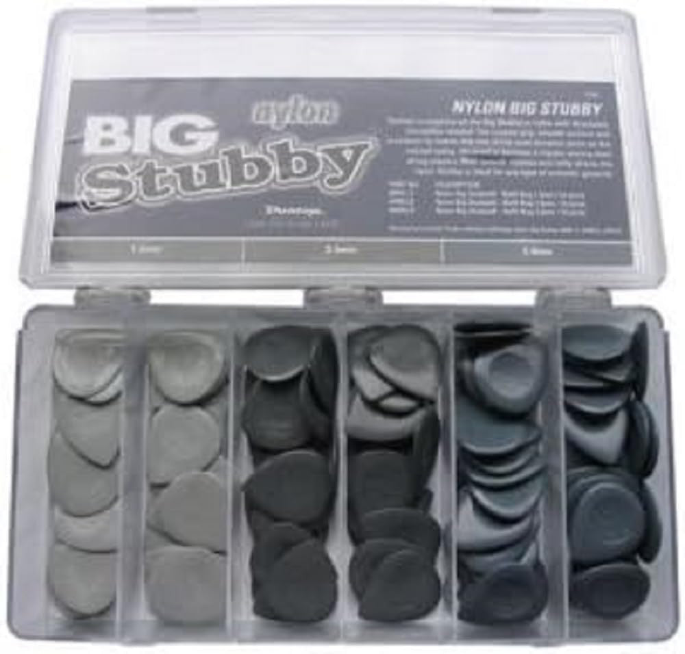 Dunlop 4450 Guitar Pick Nylon Big Stubby (144 PK)