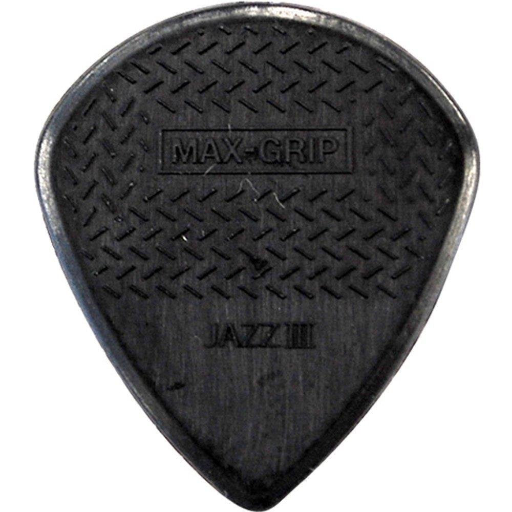 Dunlop 471R3S Guitar Pick Nylon Max Grip Jazz III (24 PK)