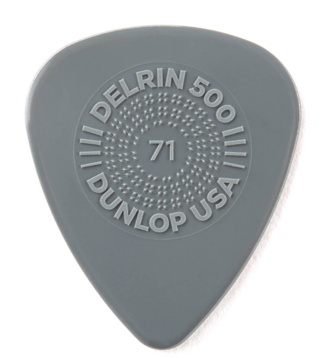 Dunlop Guitar Pick Prime Grip Delrin 500 (72 PK)