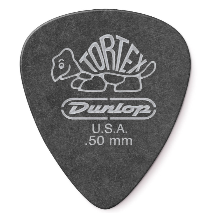 Dunlop Guitar Pick Tortex Pitch Black Standard (72 PK)