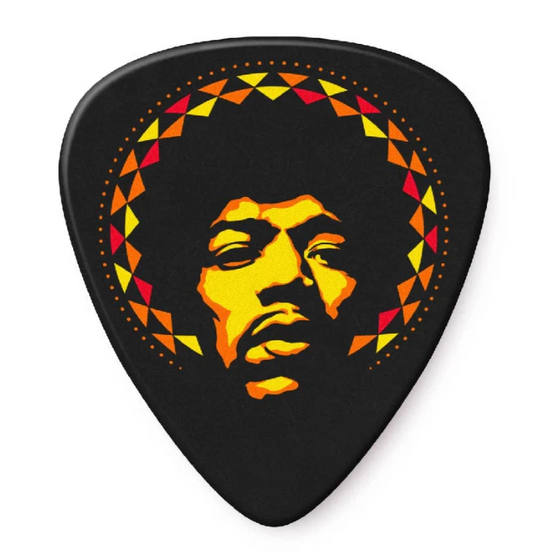 Dunlop JHP16HV Guitar Pick Jimi Hendrix '69 Psych Series Aura Mandala (6 PK)
