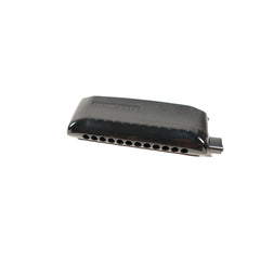 EAST TOP 12 Hole Chromatic Harmonica C Key Mouth Organ for Adults and Professionals with Unique Modern Design ET12, Ivory Cover