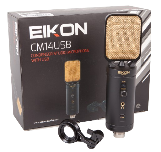Eikon CM14USB Condenser Studio Microphone with XLR / USB Interface