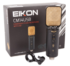 Eikon CM14USB Condenser Studio Microphone with XLR / USB Interface