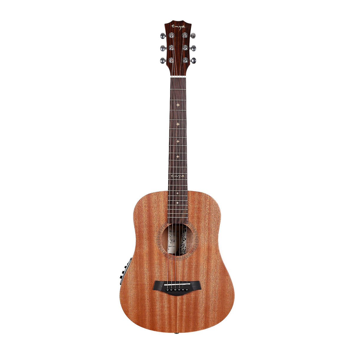 Enya EB-01 EQ Mini Travel Guitar - Natural