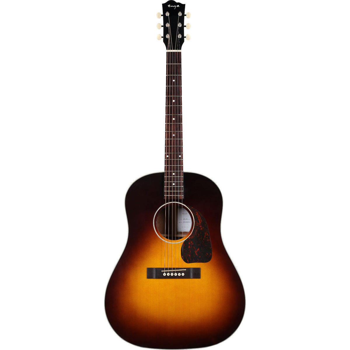 Enya T05J Semi-Acoustic Guitar with Hardcase - Sunburst