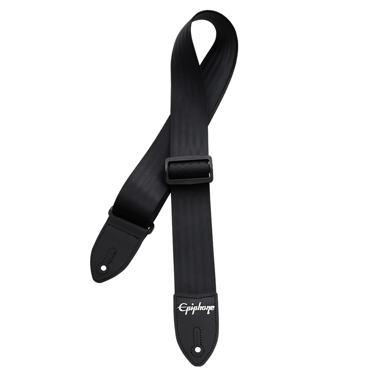 Epiphone AEST-SBLK Seatbelt Guitar Strap - Black