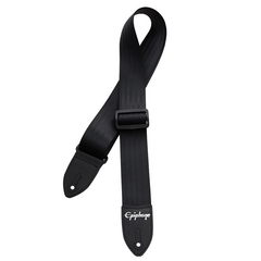 Epiphone AEST-SBLK Seatbelt Guitar Strap - Black