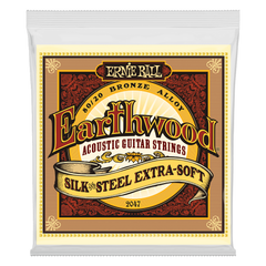 Ernie Ball Earthwood 80/20 Bronze Silk & Steel Acoustic Guitar Strings