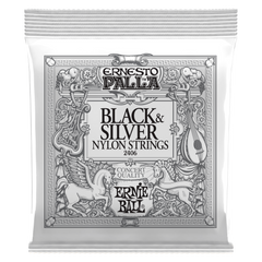 Ernie Ball Ernesto Palla Nylon Classical Guitar Strings - Black & Silver