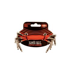 Ernie Ball Flat Ribbon Patch Cables - Pack of 3
