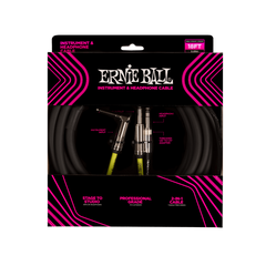 Ernie Ball Instrument and Headphone Cable 18ft