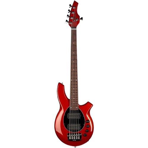 Ernie Ball Music Man Bongo 5HH Electric Bass Guitar - Blood Orange