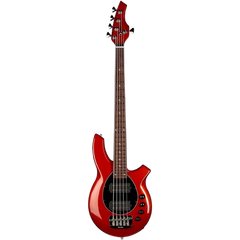 Ernie Ball Music Man Bongo 5HH Electric Bass Guitar - Blood Orange