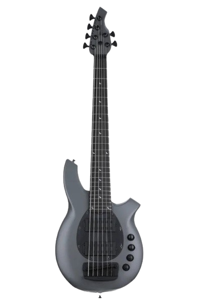 Ernie Ball Music Man Bongo 6HH Electric Bass Guitar - Titan Gray