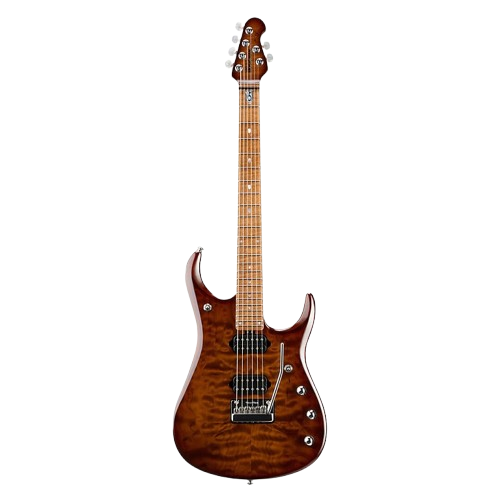 Ernie Ball Music Man JP15 7 Electric Guitar - Sahara Burst Quilt