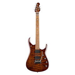 Ernie Ball Music Man JP15 7 Electric Guitar - Sahara Burst Quilt