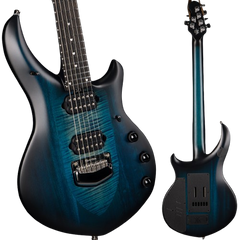 Ernie Ball Music Man Majesty – Blue Silk Electric Guitar