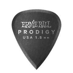 Ernie Ball Prodigy Guitar Picks - Standard 1.5mm Black - 6 Pack