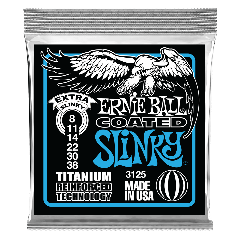 Ernie Ball Slinky Coated Titanium RPS Electric Guitar Strings ( Multiple Gauges )