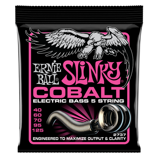 Ernie Ball Slinky Cobalt 5-String Electric Bass Strings ( Multiple Paper )