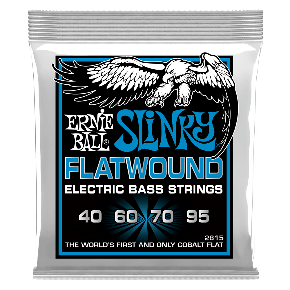 Ernie Ball Slinky Cobalt Flatwound Electric Bass Strings ( Multiple Gauges )