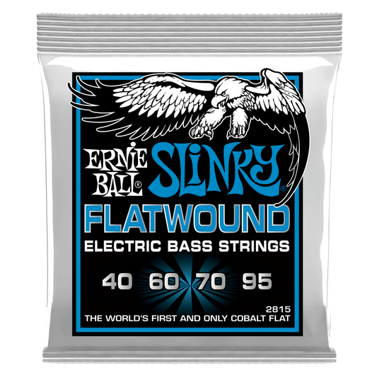 Ernie Ball Slinky Cobalt Flatwound Electric Bass Strings ( Multiple Gauges )
