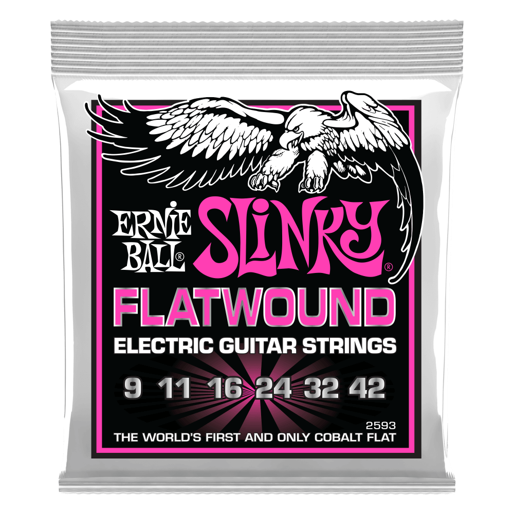 Ernie Ball Slinky Cobalt Flatwound Electric Guitar Strings ( Multiple Gauge )