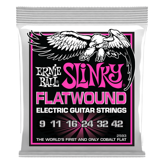 Ernie Ball Slinky Cobalt Flatwound Electric Guitar Strings ( Multiple Gauge )