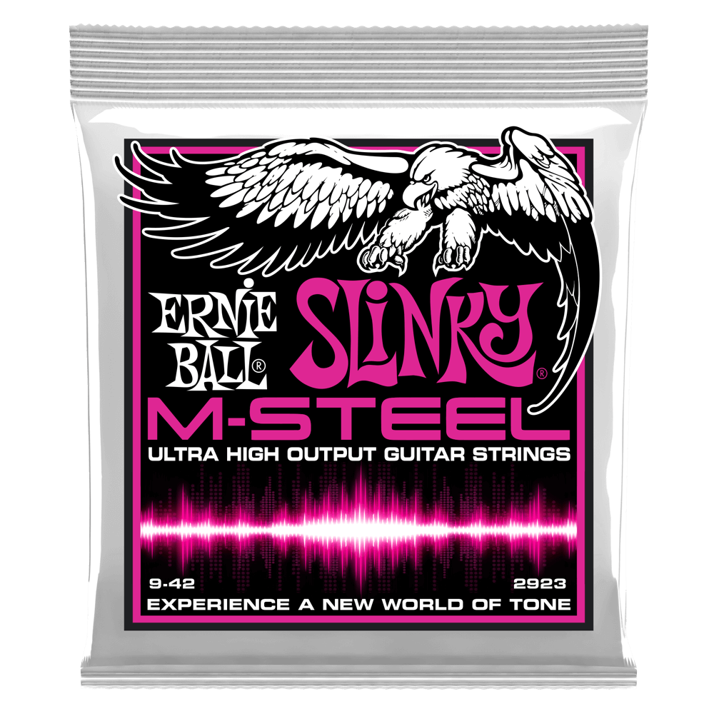 Ernie Ball Slinky M-Steel Electric Guitar Strings ( Multiple Gauges )