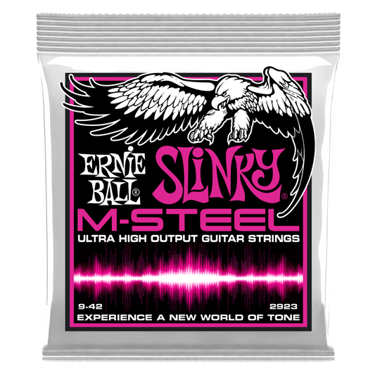 Ernie Ball Slinky M-Steel Electric Guitar Strings ( Multiple Gauges )