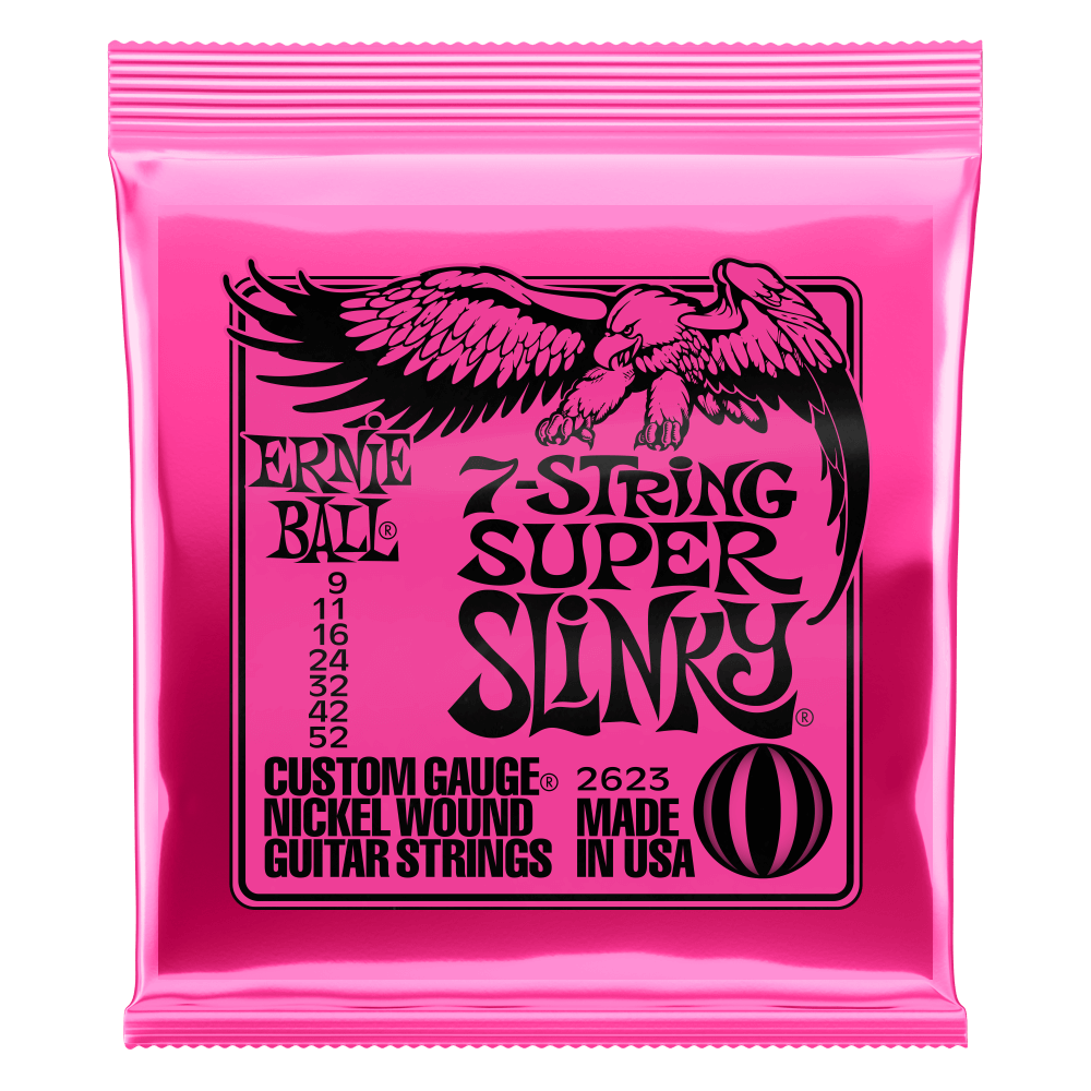 Ernie Ball Slinky Nickel Wound 7-String Electric Guitar Strings
